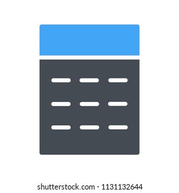 Calculator Filled Icon