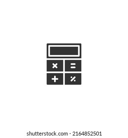 Calculator Filled line icon. linear style sign for mobile concept and web design. Calculator Filled Line vector icon. Symbol, logo illustration. Vector graphic