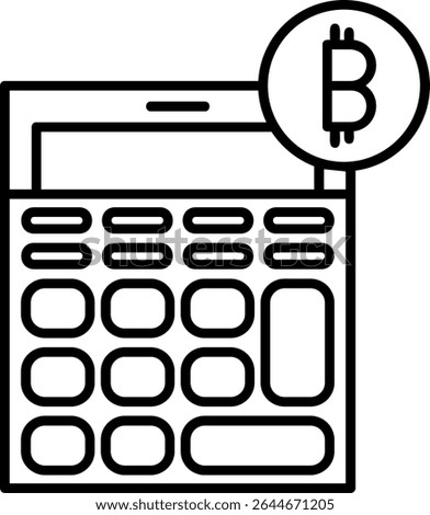 Calculator Filled Style Icon Design