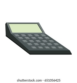 calculator financial accounting business icon vector illustration