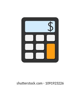 Calculator flat icon