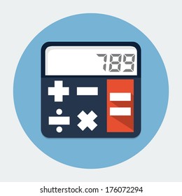 Calculator flat icon