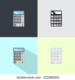 calculator flat icon