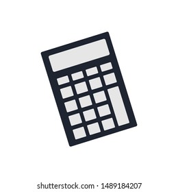 Calculator flat icon.You can be used calculator icon for several purposes like: websites, UI, UX, print templates, presentation templates, promotional materials, web and mobile phone apps