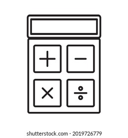 calculator flat icon design for UI