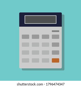 Calculator flat icon design vector Eps10