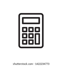 Calculator flat icon. Editable vector 2000x2000 Pixel.
