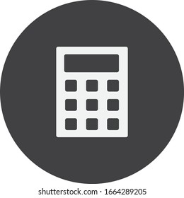 calculator flat icon vector design Eps10