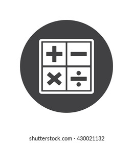 calculator flat icon vector design for web and mobile 