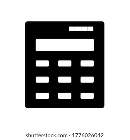 Calculator flat icon vector with simple design.