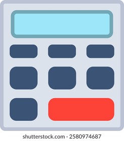 Calculator Flat Illustration Vector Design