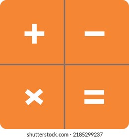 Calculator Flat Simple Design Eps