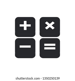 calculator flat vector icon
