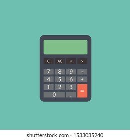 calculator flat vector icon symbol 