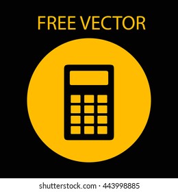 calculator free vector style flat