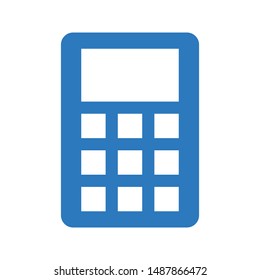 calculator glyph colour vector icon