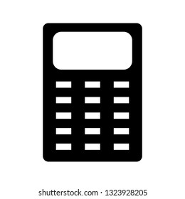calculator glyph icon