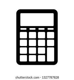 calculator glyph icon 