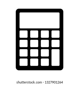 calculator glyph icon