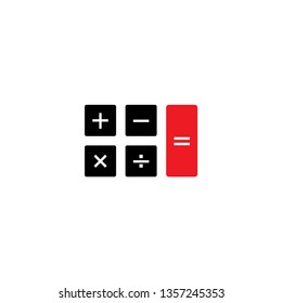 Calculator graphic design template vector isolated illustration