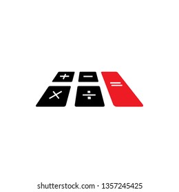 Calculator graphic design template vector isolated illustration