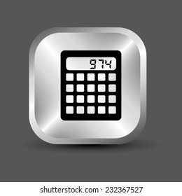 calculator graphic design , vector illustration