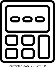 Calculator Icon. Accounting calculator icon
