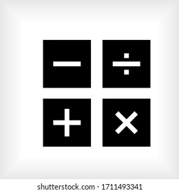 Calculator Icon. Accounting Symbol. Sign of Calculate.