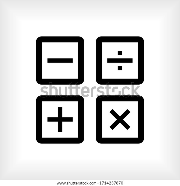 Calculator\
Icon. Accounting Symbol. Sign of\
Calculate.