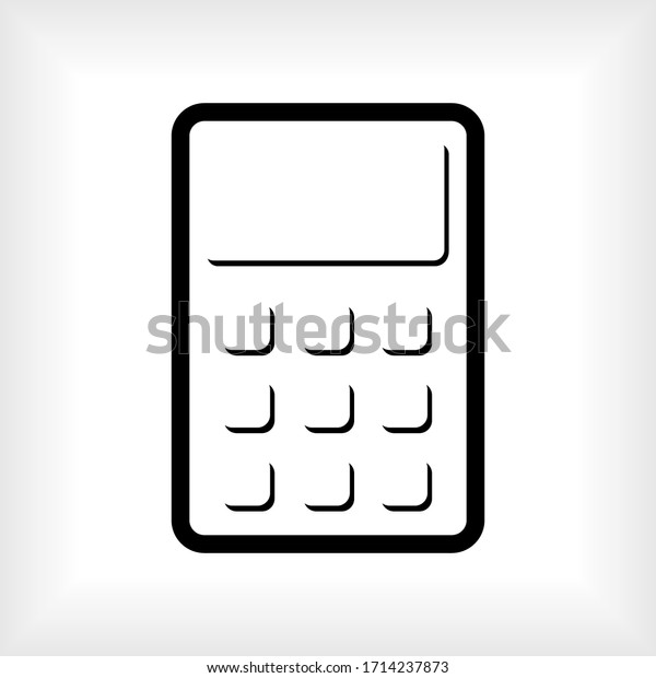 Calculator\
Icon. Accounting Symbol. Sign of\
Calculate.