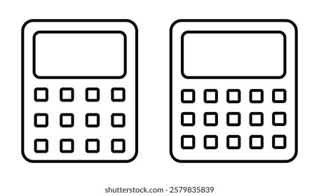 Calculator Icon. Accounting Calculator Icon. Calculator Symbol. Calculator Icon Vector Illustration.