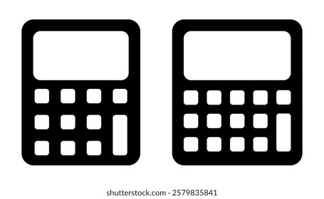 Calculator Icon. Accounting Calculator Icon. Calculator Symbol. Calculator Icon Vector Illustration.