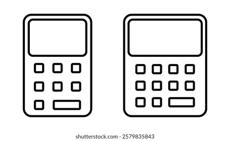 Calculator Icon. Accounting Calculator Icon. Calculator Symbol. Calculator Icon Vector Illustration.