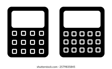 Calculator Icon. Accounting Calculator Icon. Calculator Symbol. Calculator Icon Vector Illustration.