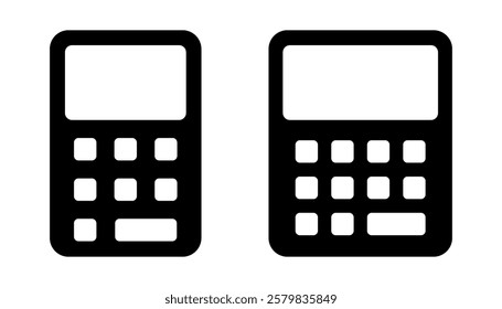 Calculator Icon. Accounting Calculator Icon. Calculator Symbol. Calculator Icon Vector Illustration.