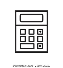 Calculator icon – Accounting Tools Symbol