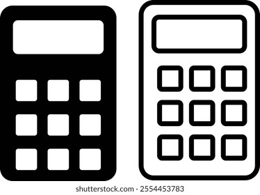 Calculator icon. Accounting calculator icon. calculator vector