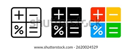 calculator icon. calculator app icon