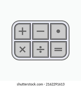 Calculator Icon. Automatic Calculate Tool Symbol - Vector.
