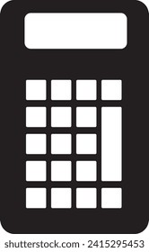Calculator icon black color vector