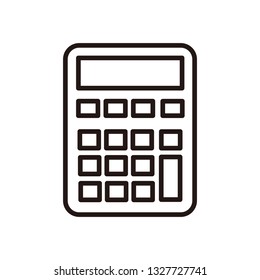calculator icon black and white