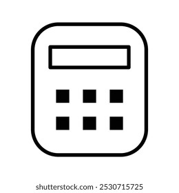 calculator icon, to calculate the amount or result