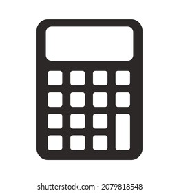 a calculator icon, calculate, science, math, calculation, numbers, numbers, business, profit, loss, sales, which is very suitable for use in logos, businesses, websites, apps, electronics social media