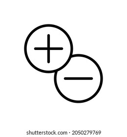 icono de calculadora, calcular ilustración vectorial de icono