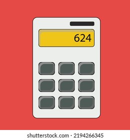 ilustración matemática de cálculo de icono de cálculo