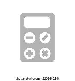 calculator icon, calculation, vector illustration