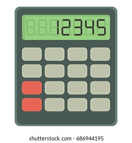 Calculator icon. cartoon illustration of calculator vector icon for web