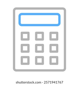 Calculator icon. Concept of accounting, finance, and mathematics.