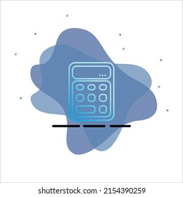 calculator Icon Design, With Background
