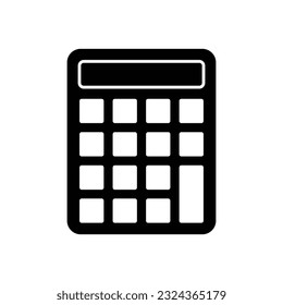 calculator icon design. business finance sign and symbol.